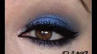 Tutorial look ahumado rasgado azul