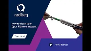 Raditeq - Optic Fibre cleaning pen instructions