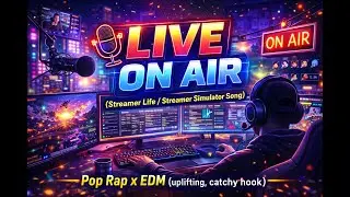 LIVE ON AIR  (Streamer Life / Streamer Simulator Song) || BassNoRyy Studio