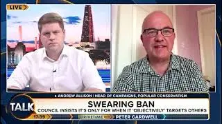 Andrew Allison talks about swearing fines and not being able to say fireman with Peter Cardwell