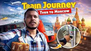 Tver to Moscow Train Journey 🚆 | MBBS in Russia Student Life & Travel Vlog | MBBS IN RUSSIA | #mbbs