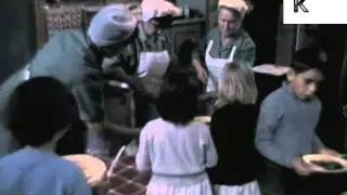 1960s School Dinners, UK Primary School Home Movies Archive Footage