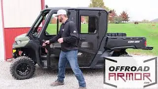Компания Offroad Armor представляет бронированные стальные двери для Can Am Defender Armor Tech.