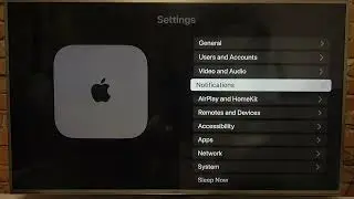 How to Enable or Disable Notifications on Apple TV 3 Gen 4K
