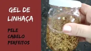 Gel de linha&ccedil;a dourada perfeito para pele e cabelos passo a passo