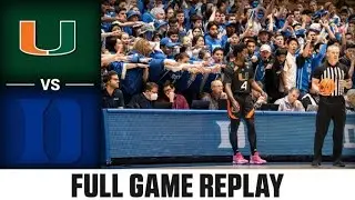 Miami vs. Duke Full Game Replay | 2022-23 ACC Men&rsquo;s Basketball