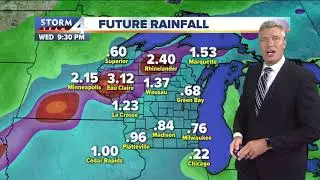 Isolated storms continue overnight