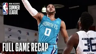 HORNETS vs JAZZ | Miles Bridges Takes Flight In Big Win | MGM Resorts NBA Summer League
