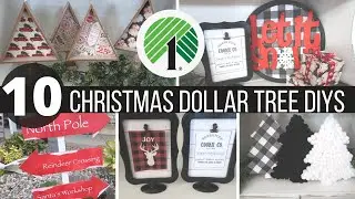 🎄10 Easy Dollar Tree Christmas DIY Home Decor 2020🎄