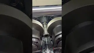 CNC-thread rolling machine #cnc #knurling#screws#knurling#threadrolling#factory#machine