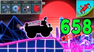 Hill Climb Racing - FIRE TRUCK in NEON - Gameplay Walkthrough Part 658 (Android,iOS)