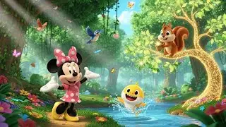 &ldquo;🌴 Minnie Mouse & Baby Shark&rsquo;s Jungle Adventure with Magical Squirrel! 🐭🦈✨ | Fun Kids Story&rdquo;