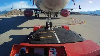 Towing Tyler Perry's E190 Down a Taxiway With Clonch