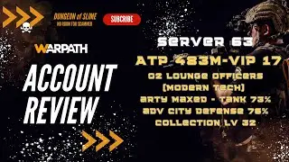 Server 63 - ATP 483m - VIP 17 - 2 LOUNGE OFFICERS - MODERN TECH ARTY MAXED - COLLECTION LV 32