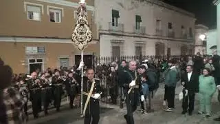 Llegada AM Humildad Lebrija a la Iglesia San Sebastián - Jueves Santo Semana Santa Puerto Real 2023