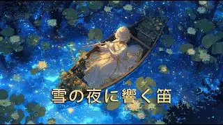 【睡眠用BGM ケルト】雪の夜に響く笛 / 凍てつく川の記憶 - Celtic Flute Lullaby