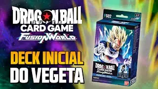 Unboxing do Deck Inicial do Vegeta | Dragon Ball Card Game Fusion World