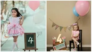 4th Year Birthday Photoshoot Ideas || Fourth Birthday Photoshoot ||4th birthday photoshoot