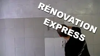 Peindre le Carrelage mural (fa&iuml;ence) de sa Cuisine/Salle de Bain Facilement sans rien casser!