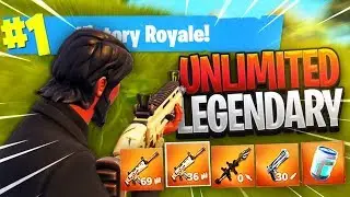 *NEW* LEGENDARYS ONLY MODE in Fortnite: Battle Royale (SOLID GOLD)