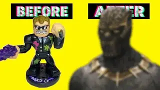 Custom Akedo Warrior Erik Killmonger Black Panther Wakanda Forever Edition DIY Build