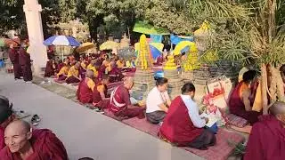 36th Nyingma Monlam Chenmo - 2025 , Peace , Blessing at Mahabodhi Temple ,  January 30, 2025 .
