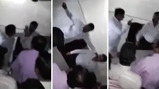 Caught on Camera: NCP MLA slaps deputy collector