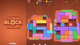 Screw Block Escape Level 1 - 10 | Gameplay FHD