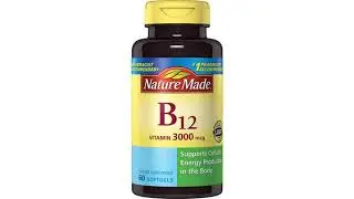 VITAMINS BEST Sellers for AMAZON Must See Review! Nature Made Vitamin B12 3000 mcg. Softgels 60 Ct