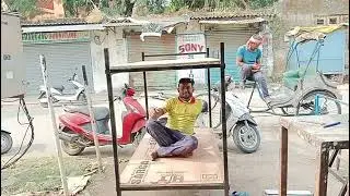 Simple Bed Design | Iron Double Bed Folding