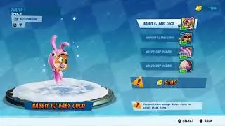 CTR Nitro Fueled - Rabbit PJ Baby Coco