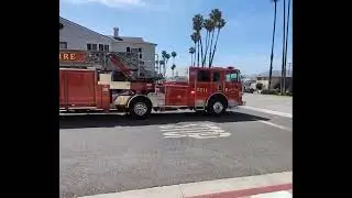 Burbank Fire *New* Truck 11 On Scene Of A Medical Emergency 
