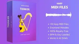Emotional MIDI Files | Royalty Free Harp MIDI Pack