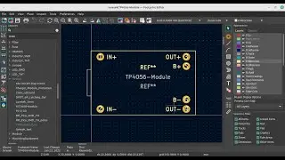 TP4056 MODULE KiCAD Custom Footprint