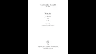 Piano Sonata in F minor, BV 204 Op.20a By Ferruccio Busoni (with Score)