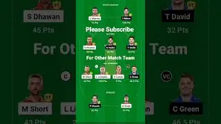 PBKS Vs MI Dream Team #dream11 #rank1 #rohitsharma #shikhardhawan #pbks #mi #pbksvsmi