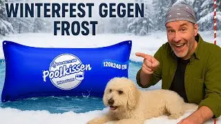 So bleibt Dein Pool winterfest! XXL Poolkissen gegen Frost im Test! Sicherheit f&uuml;r den Swimmingpool