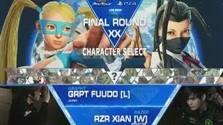 SFV: GRPT|Fuudo vs RZR|Xian - Final Round XX Grand Finals - CPT2017