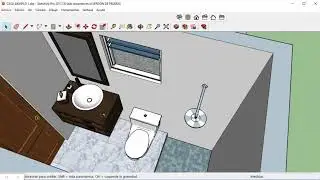 Dibujar en Sketchup  PARTE 2 (Textura de piso - Techo)