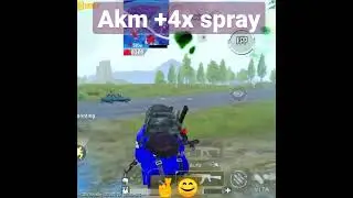 bgmi pubg mobile akm spray 💥|akm+4x spray||akm beast mode on#pubg#bgmi#dynamogaming #pubgstatus#akm😊