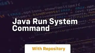 java run system command