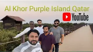 Enjoying With My Friends Al Khor Purple Island 😍🤟