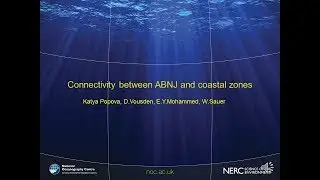 Connectivity between ABNJ and coastal zones