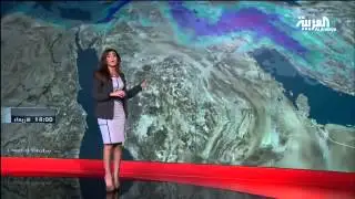 أمطار على  الجوف والحدود الشمالية والشرقية من السعودية