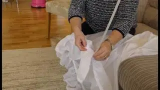 How To Prepare A Hoop For a Wedding Dress