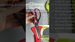 ✂️ Magnetic Sleeve Scissors &ndash; The Smart Kitchen Upgrade You Need! 🧲