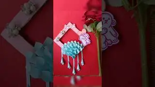 # DIY # wall hanging frame #crafts # wall decoration ideas 💫