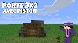 Faire une porte 3x3 avec des pistons sur Minecraft ! ❤️
