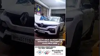VISIBILITY ISSUE #NIGHT VISION PROBLEM IN CAR GLASS (WINDSHIELD) #WINDSHIELD TREATMENT WITH IN 1 HR