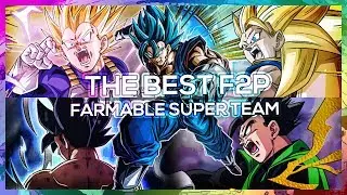 THE BEST F2P FARMABLE 'SUPER' TEAM SHOWCASE | DBZ Dokkan Battle